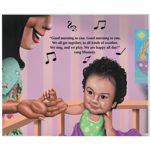 Load image into Gallery viewer, All These Hands "The Good Morning Song" Minky Blanket – Ultra-Plush Softness for Cozy Nights