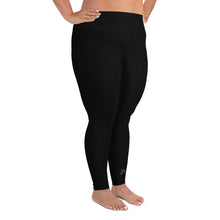 Load image into Gallery viewer, Centered | White Plus Size Leggings