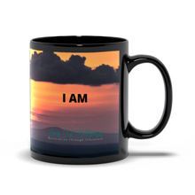Load image into Gallery viewer, Centered and Aligned Black Mugs