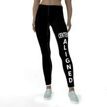 Load image into Gallery viewer, Centered | Glossy White Leggings