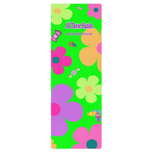 Load image into Gallery viewer, All These Hands Flowers-n-Candy® Black Yoga Mat