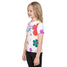 Load image into Gallery viewer, Flowers-n-Candy Kids All over print t-shirt left side
