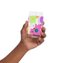 Load image into Gallery viewer, Flowers-n-Candy Can-Shaped Glass
