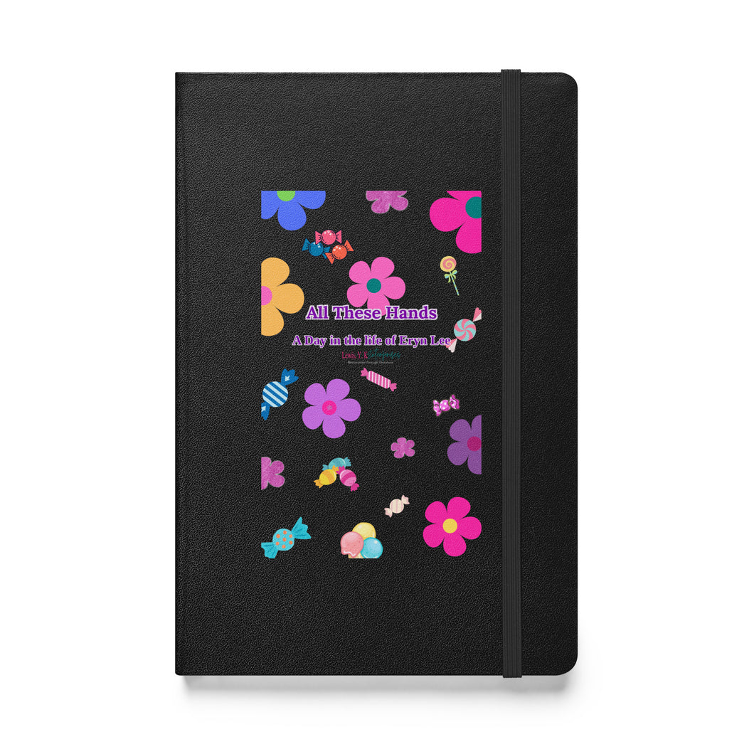 Flowers-n-Candy Hardcover bound notebook