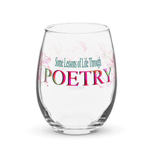 Load image into Gallery viewer, Celebrations with the Some Lessons of Life Through Poetry Collection Glass
